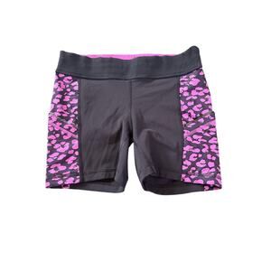 Lululemon Biker Shorts Purple & Black sz 2